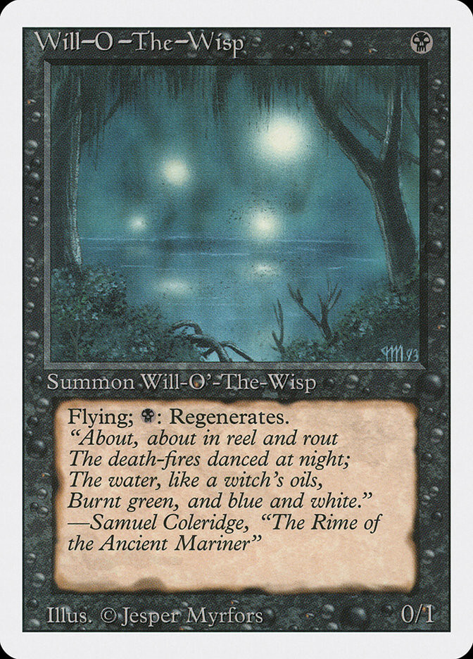 MTG Will-o'-the-Wisp  - 3rd Edition / Revised #137