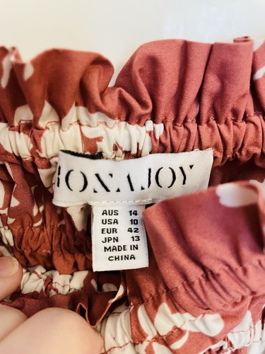 Shona Joy Dress Cali Shirred Tiered Midi, Pink, Size AU14/US10 - Picture 8 of 9