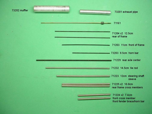 POCHER 1/8 ALFA ROMEO METAL PARTS BAG 261 - Picture 2 of 2
