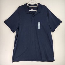 Old Navy Shirt Mens XXL Blue Collared Classic Golf Preppy Casual Core Polo Top