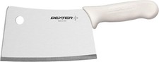 Dexter-Russell 7" STAINLESS Cleaver, S5387PCP, SANI-SAFE series, White 7"