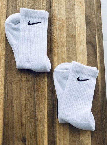 Nike Everyday 2 Pairs Cushioned Cotton Sock SMALL 2-5 Junior Kid Children Kids - Picture 3 of 5