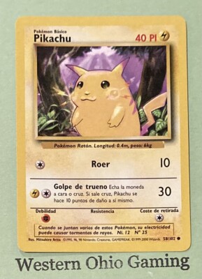 Pikachu yellowcheekピカチュウ 英語版 base set 2 2nd Edition Pikachu YELLOW CHEEKS Base Set 1999 Pokemon Card