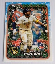 2024 Topps Holiday - #H119 Jackson Chourio (RC)