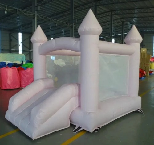 8x8ft Commercial Inflatable Pastel Bouncy Castle Wedding Party Portable Tent - Picture 17 of 22