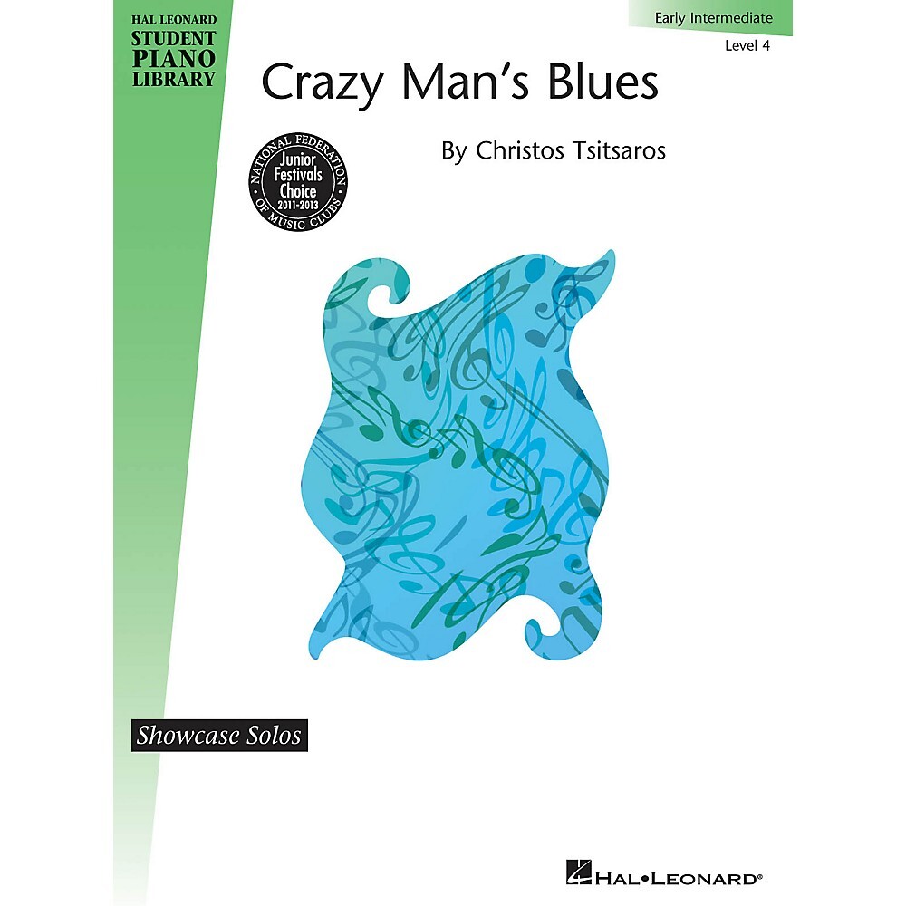 Серия Crazy Mans Blues Piano Library Кристоса Цицароша (Level Early Inter)