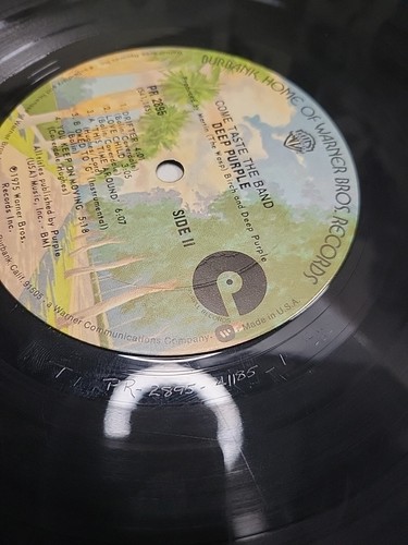 Deep Purple Come Taste the Band LP Album 1975 Warner Bros PR 2895 VG+ *SEE PICS* - Imagen 9 de 9
