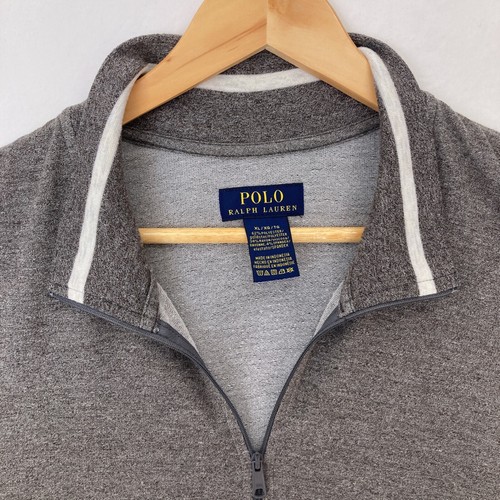 Camisa Polo Ralph Lauren Para Hombres XL Ropa de Dormir Cuarto Cremallera Ligera Cómoda Salón - Imagen 7 de 13