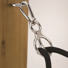 Blocker Tie Ring II - Chrome - Safest Way To Tie Your Horse