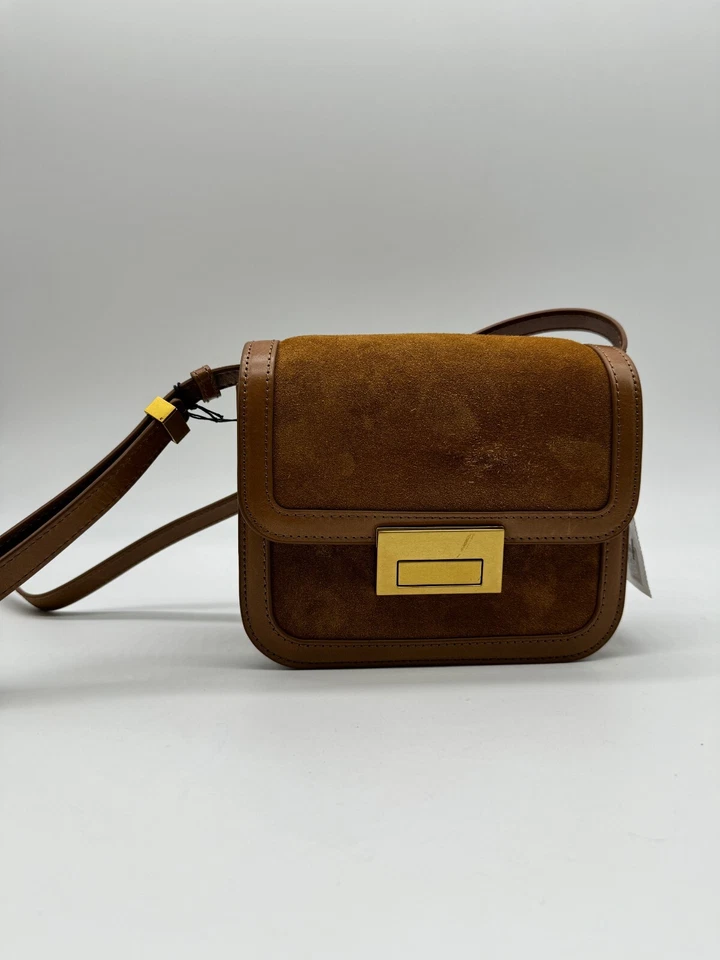 LOEFFLER RANDALL Desi кожи и замши маленькая сумка через плечо - КАКАО/КОРИЧНЕВЫЙ дефектный - Изображение 2 из 4
