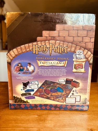 Harry Potter and the Sorcerer's Stone Trivia Board Game Prefects Ed. New/Sealed - Picture 2 of 3