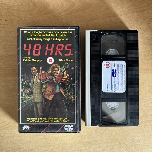 48 HRS ~ EDDIE MURPHY & NICK NOLTE 1983 CIC VHS VIDEO RARE