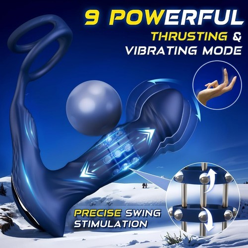 #1 Masajeador de próstata con vibración, juguetes sexuales para hombres, mujeres - Picture 3 of 7