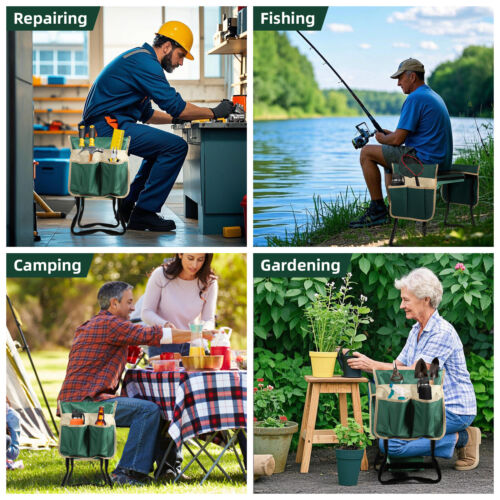 Kniebank Gartenkniebank XXL Kniesitzbank Sitzbank Stühle Gartenhocker 2 in 1 - Bild 4 von 11