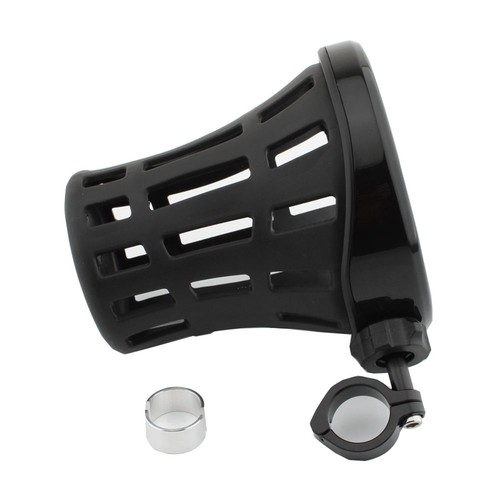 Motorcycle Handlebar Cup Holder Drink W/ Mesh Basket Mount Universal For Harley - Imagen 6 de 8