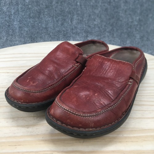 Merrell Shoes Womens 8 Tetra Slide Clogs Red Sllip On Casual Comfort Closed Toe - Picture 6 of 17