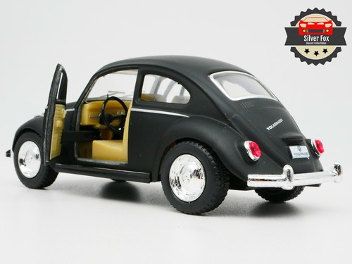 1967 VOLKSWAGEN CLASSICAL BEETLE FLAT BLACK 1:32 SCALE COLLECTOR DIECAST CAR - Picture 2 of 9