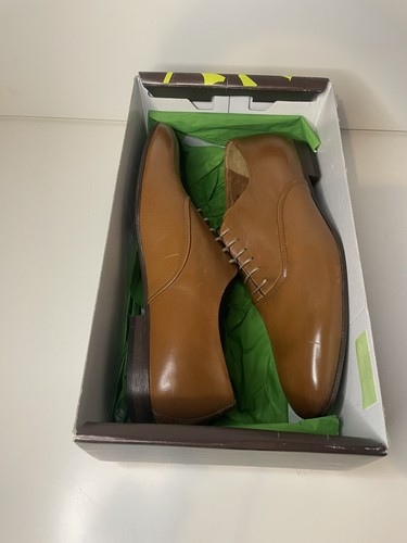 Jones The Bookmaker Shoes UK 10 Tan Brown Oxford Lace Ups Leather - Picture 2 of 9