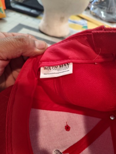 Los Angeles Angels Men's Red Baseball Adjustable Hat Cap Sixth Man Promotions - Picture 6 of 6