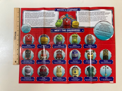 Chuggington Promotional DVD and Double Sided Mini Poster 2 Episode Sampler DVD - Picture 6 of 10