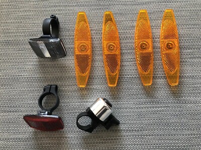 Stvo Set Fahrrad Reflektoren Set Klingel Speichenreflektor NEU Katzenauge StVZO