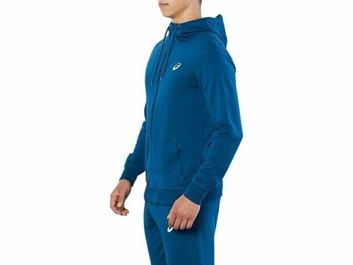 Asics Herren Sport Strickkapuze Poseidon Hoodie Hose Set Trainingsanzug blau (Größe L) - Bild 15 von 25