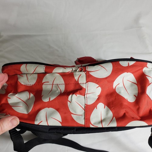 Disney Loungefly Lilo & Stitch Red Backpack Hawaiian Floral Rare - Bild 7 von 18