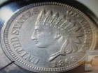 1863 INDIAN CENT OFF CENTER UNC.    RR5