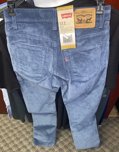 LEVIS 511 JEANS VINTAGE BLUE SLIM FIT 12,14,16 NWT - Picture 3 of 4