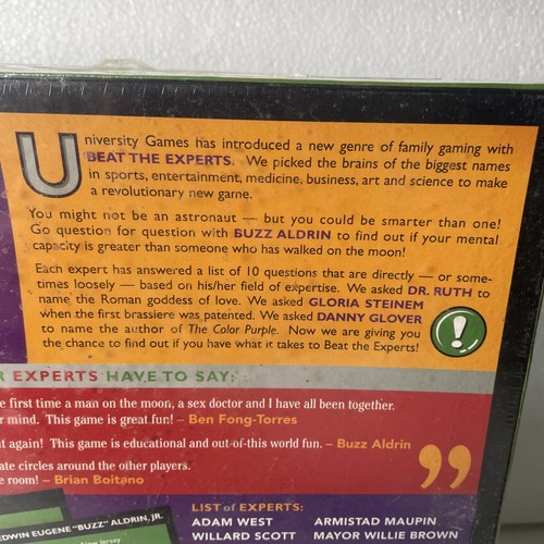 Beat the Experts - The Game Where You Go Head to Head w/ The Experts - New - Picture 3 of 5