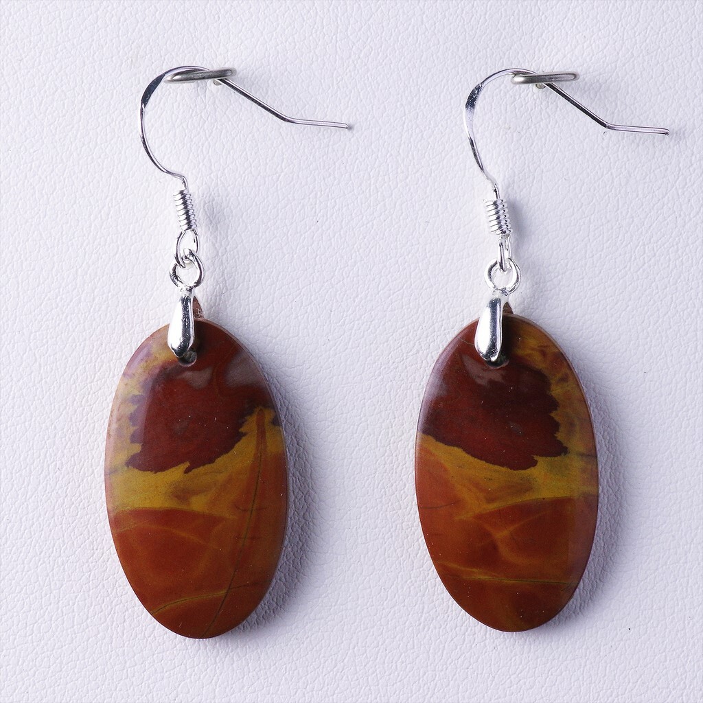 Boucles d'oreilles Jaspe Noreena 28,95 ct cadeau d'anniversaire original A24-216