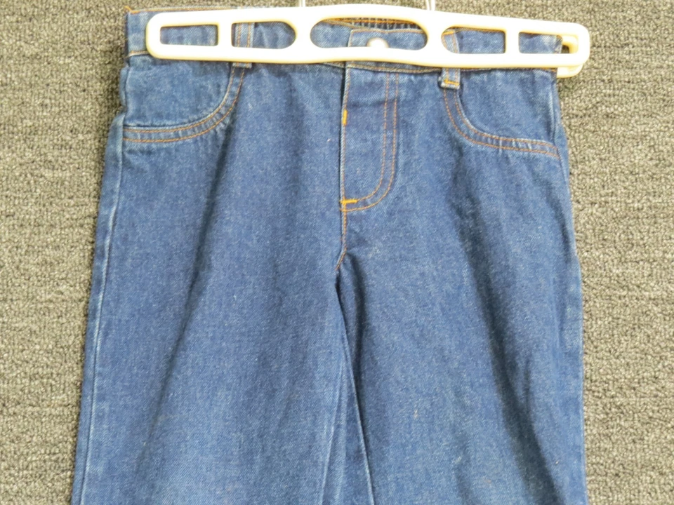 Jeans Disney Niños Talla 5T Azul Lavado Oscuro Denim Bordado Cintura Flexible Foto 2 de 4