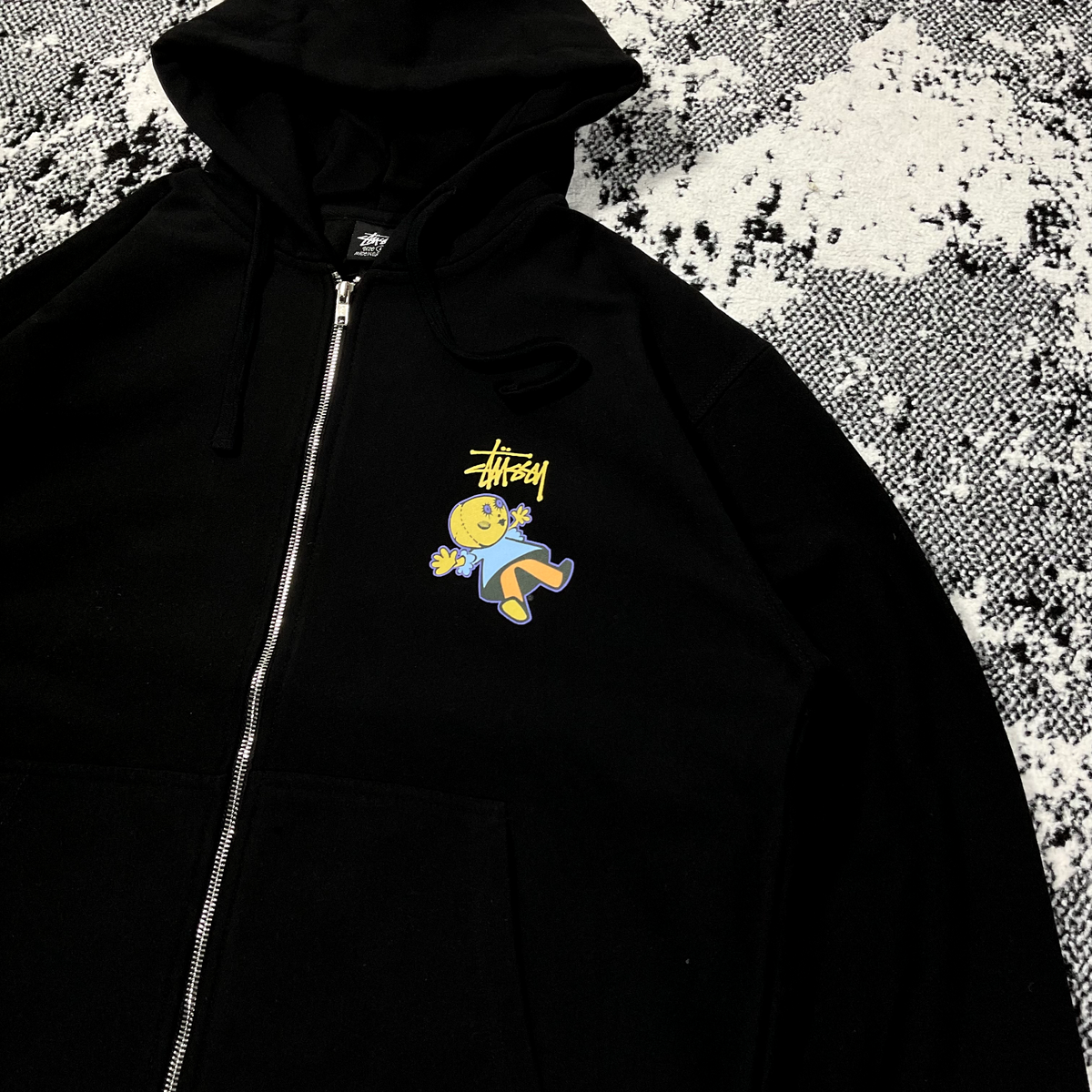 BRAND NEW STUSSY DOLLIE ZIP HOODIE BLACK - XLARGE | eBay