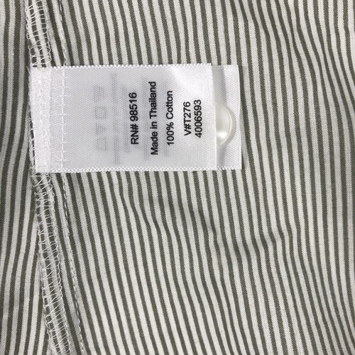 Coldwater Creek Pinstripe Tunic 1 XL 16-18 Henley Button Lagenlook Lightweight - Picture 10 of 17