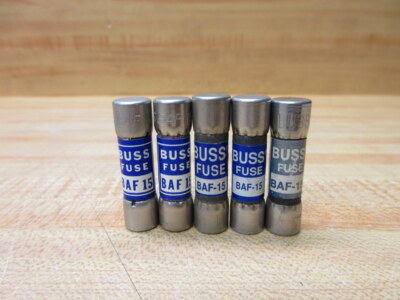 Buss BAF-15 Bussmann Fuse Cross Ref 6C171 (Pack of 5)