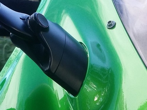Extensores de espejo Kawasaki Ninja ZX12R 2006-18 ZX14 ZZR1400 ZX-14 ZZR 1400 ZX-12R - Imagen 9 de 12