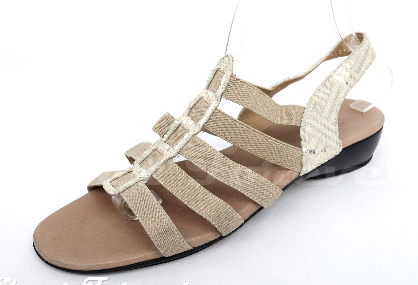 Damenschuhe MUNRO Beige Fabric Sandales Schuhes Sz. 10.5 M Damenschuhe MUNRO Beige Fabric Sandales Schuhes Sz. 10.5 M