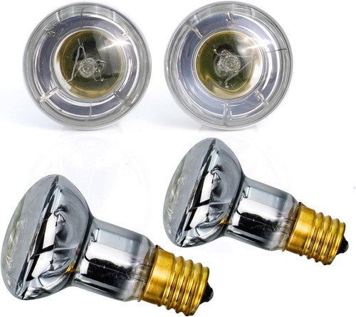4 Pack Lava Lamp Bulb 120V R39 E17 30W Reflector Type Bulb,Glitter Lamps Bedroom - Picture 2 of 7