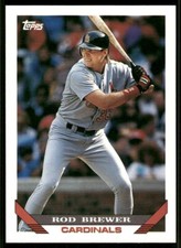 1993 Topps #566 Rod Brewer
