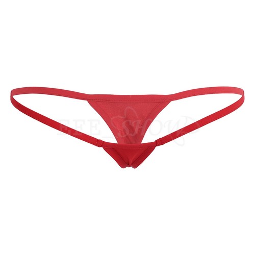 Intimo donna micro perizoma mozzo aperto vita bassa corde a G slip mutandine bikini - Foto 18 di 30