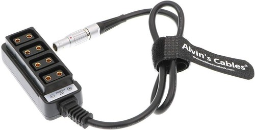 2 Pin Male to 4 D Tap Female Splitter Cable for ARRI RED DSMC2 Jetpack RTmoti... - Picture 3 of 6