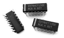 2PCS 74HC132 SN74HC132N TI Quad Schmitt Trigger Logic IC New