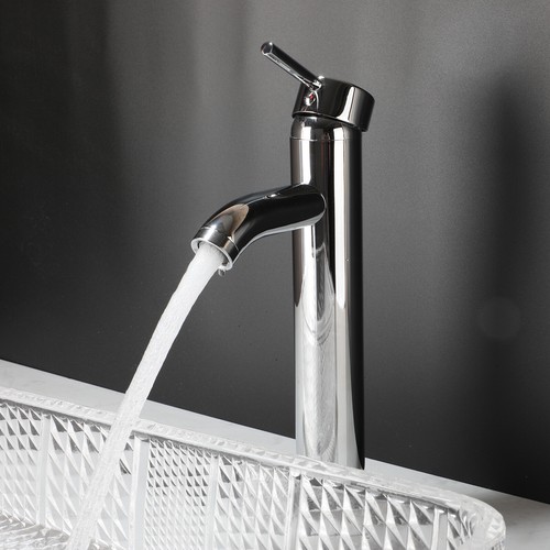 Rubinetto lavandino ciotola bagno rettangolare vetro temperato vaso bagno set bacino di scarico pop up - Foto 4 di 14