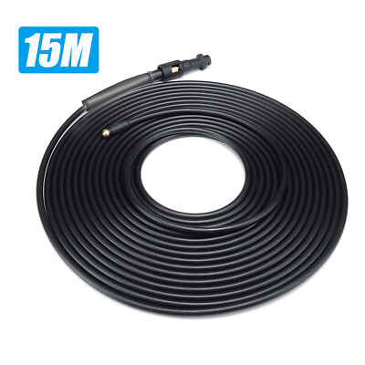 #ad 15M Pressure Washer Sewer Drain Cleaning Hose Tube Cleaner Replacement f Karcher $121.15