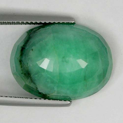 17.22 ct IGL Certified" EARTH MIND NATURAL EMERALD "OPAQUE" OVAL CUT 2379 cer - Picture 2 of 4