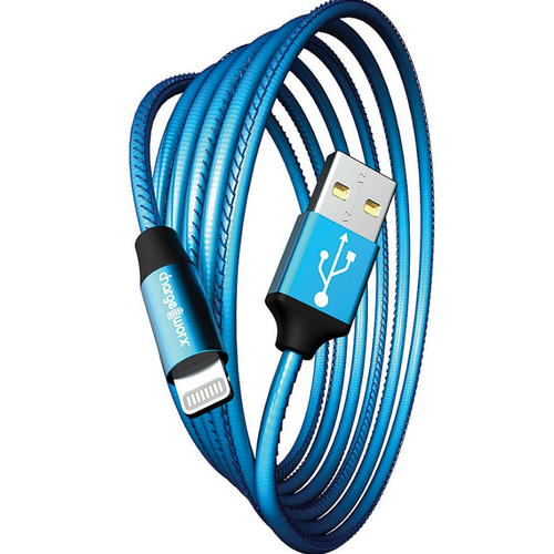 6' ColorCords Charging Cable - Blue - 第 1/1 張圖片