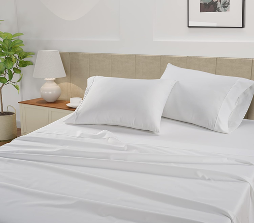 Twin XL Sheet Sets – 450 Thread Count 100% Cotton Sheets, Cooling Sateen Weave, - Picture 3 of 9