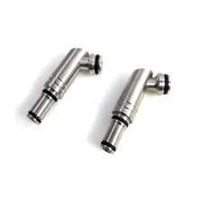 (Lot of 2) NEW iSi 2228001 Thermo Xpress Whip Nozzle Adapters Stainless Steel