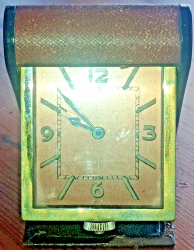 Jaeger LeCoultre reloj despertador sobre mesa,PAT Nº365884.MOD087012.SWISS - Picture 7 of 21