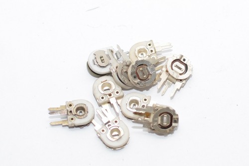 10x Vintage Keramik-Trimmer / Potentiometer von CTS, 1 kOhm linear, stehend, NOS - Picture 3 of 3
